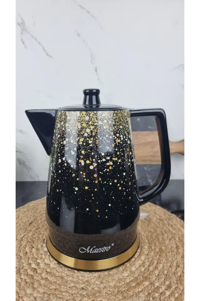 Электрочайник 1,5л 1500Вт керамика Gold MR-074 ᐉ MR-074 Gold - - класная цена в ProPosud