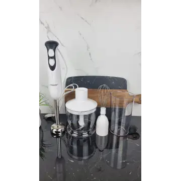 Блендер погружной 300Вт с насадками ножка метал MR-562 ᐉ MR-562 - - класная цена в ProPosud