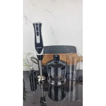 Блендер погружной 500Вт с насадками ножка метал MR-566 ᐉ MR-566 - - класная цена в ProPosud
