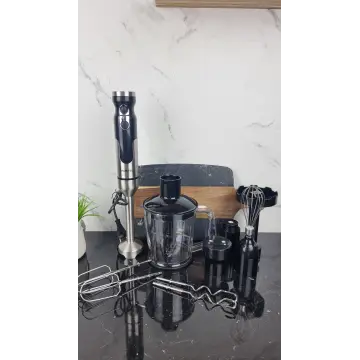 Блендер погружной 1000Вт с насадками ножка метал MR-567 ᐉ MR-567 - - класная цена в ProPosud