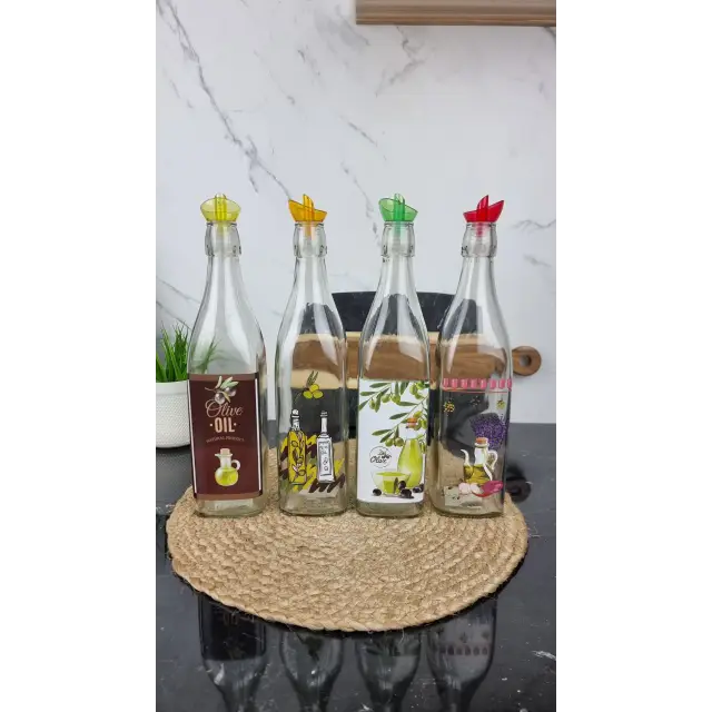 Бутылка для масла и уксуса 1,0л Микс Прованс 701-10 ᐉ 701-10 - - класная цена в ProPosud