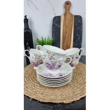 Набір чайний 12-пр. 180мл бл.14,5см Sawyer Rose 1993-01 ᐉ 1993-01 - - класна ціна в ProPosud