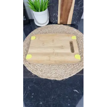 Доска разделочная 25*20*1,5см бамбук/силикон 8849 ᐉ 8849 - - класная цена в ProPosud