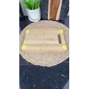 Дошка обробна 25*20*1,5см бамбук/силікон 8849 ᐉ 8849 - - класна ціна в ProPosud