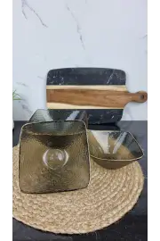 Набор салатников 3-пр. квадрат 0,5л 0,7л 1,0л Агат 9293-2