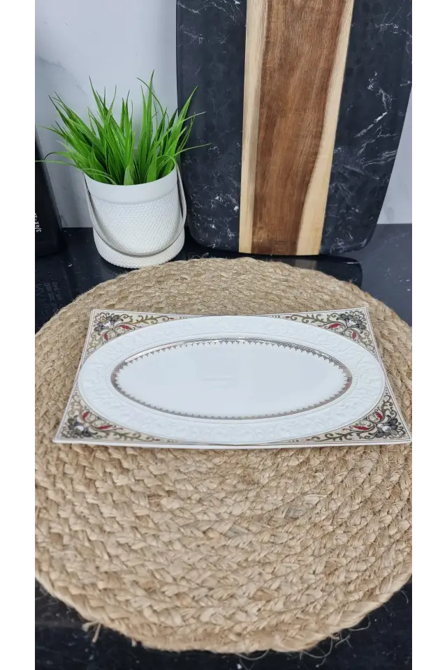 Блюдо прямокутне 25,7*15,2см Амелі 9709-2 ᐉ 9709-2 - - класна ціна в ProPosud