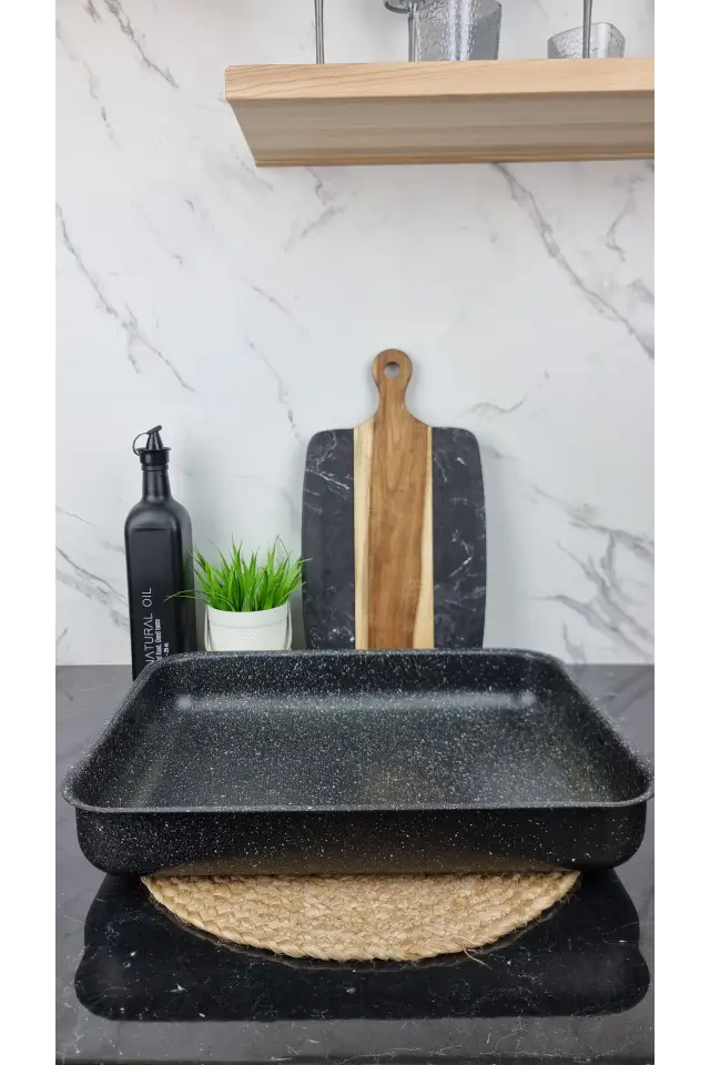 Форма для випікання 42*31,5*7,0см Stone coating з ручками MR-1107-40