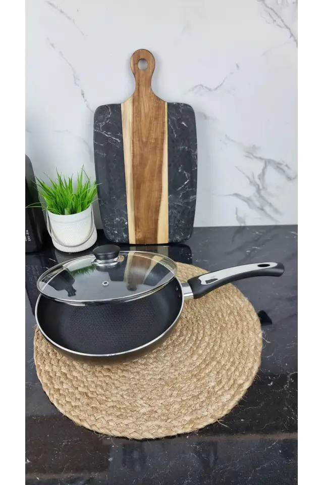 Сковорідка 26см антипр.покриття скл.кришка індукція MR-1203-26