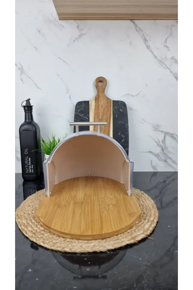 Хлебница 37*21,5*39,5см бамбук кр.пластик Beige MR-1678 ᐉ MR-1678 Beige - - класная цена в ProPosud