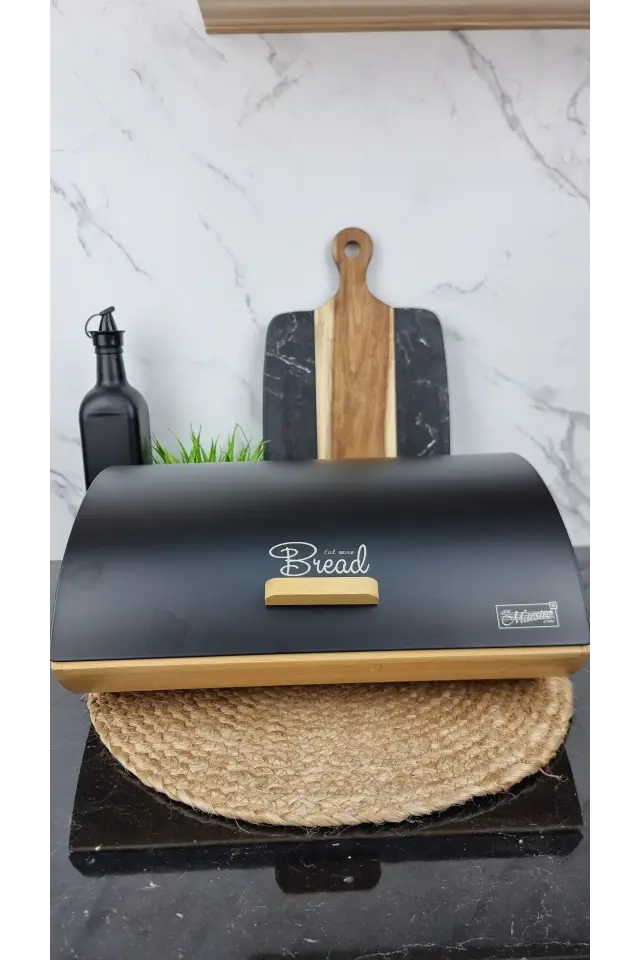 Хлебница 36,6*25*13,3см бамбук Black MR-1775 ᐉ MR-1775 Black - - класная цена в ProPosud