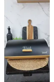 Хлебница 36,6*25*13,3см бамбук Black MR-1775 ᐉ MR-1775 Black - - класная цена в ProPosud