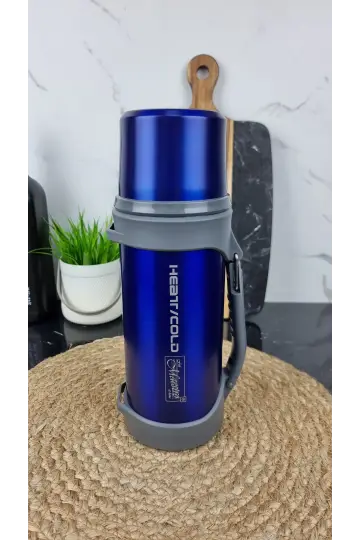 Термос 1,0л нерж.сталь Blue MR-1631-100