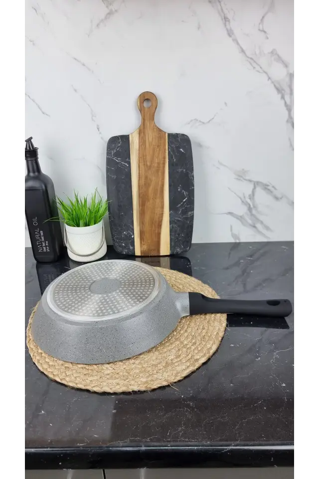 Сковорідка 28см антипр.покриття індукція Granite MR-4028 ᐉ MR-4028 - - класная цена в ProPosud