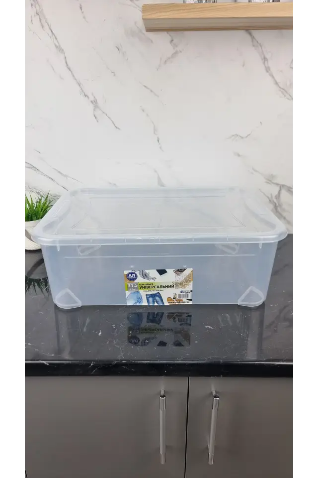 Контейнер Easy Box 31,5л прозорий (12шт) ᐉ - - класна ціна в ProPosud