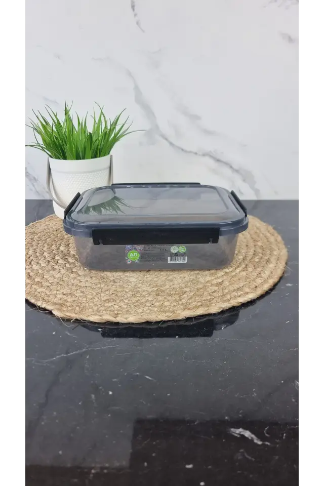Контейнер Limited line прямокутний 1,5л чорний (30шт) ᐉ - - класная цена в ProPosud
