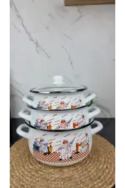 10W Набор кастрюль 3-пр. 2,0/3,0/4,0л Повара Zauberg