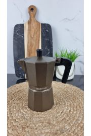 Кавоварка гейзерна 300мл алюмінієва Espresso Moka Brown MR-1666-6 ᐉ MR-1666-6 Brown - - класна ціна в ProPosud
