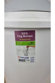 Відро для сміття 8,0л 23,5*35см білий M-416 ᐉ M-416 - - класна ціна в ProPosud