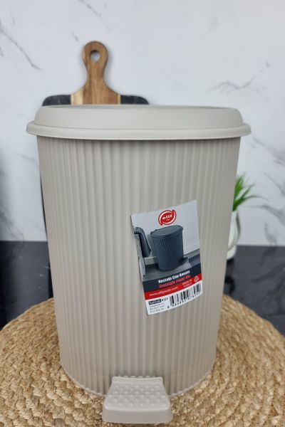 Ведро для мусора 5,0л+6,0л с педалью Nostalgia серое N325 ᐉ N325 - - класная цена в ProPosud