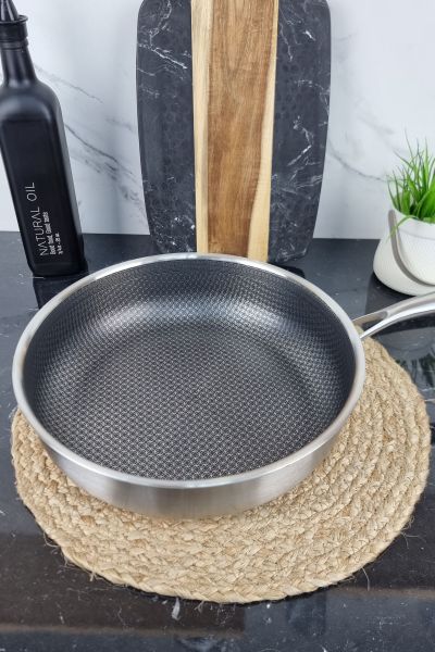Сотейник 28см нерж.сталь антипр.покриття SteelLine 2809ST 2