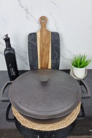 Сковорідка чавунна 280*60мм чавун.кришка Monolith Brizoll M2860U-1 ᐉ M2860U-1 - - класна ціна в ProPosud