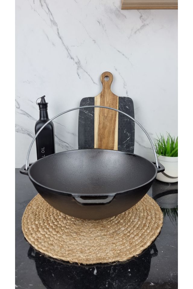 Казан чавунний азіатський 6,0л без кришки Brizoll KA06