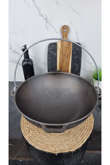 Казан чавунний азіатський 10л без кришки Brizoll KA10 2