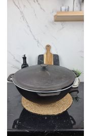 Казан чавунний азіатський 15л чавун.кришка Brizoll KA15-1 ᐉ KA15-1 - - класна ціна в ProPosud