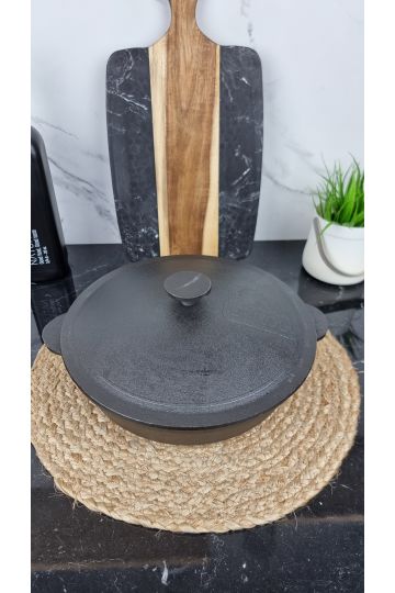Сковорідка чавунна 260*60мм чавун.кришка Monolith Brizoll M2660U-1 ᐉ M2660U-1 - - класная цена в ProPosud 2