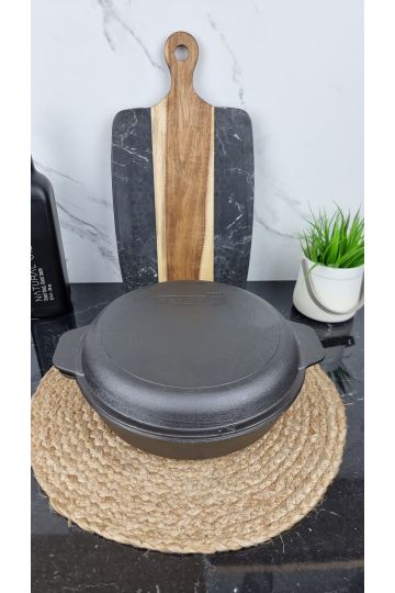 Сковорідка чавунна 260*60мм чавун.кришка-сковорідка Monolith Brizoll M2660U-2 2