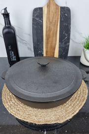 Сковорідка чавунна 300*60мм чавун.кришка Monolith Brizoll M3060U-1 ᐉ M3060U-1 - - класна ціна в ProPosud