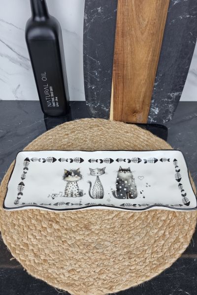Котики Блюдо прямоугольное 23*13*3см 700-22-23 ᐉ 700-22-23 - - класная цена в ProPosud 2