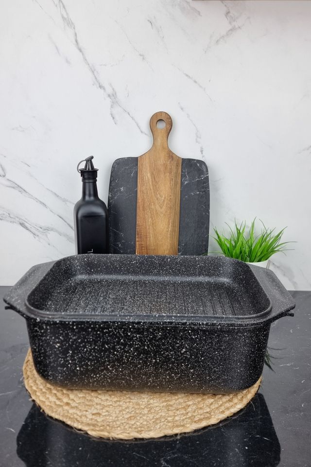 Гусятница 8,5л прямоугольная с крышкой 34*24*8см EB-4612 ᐉ EB-4612 - - класная цена в ProPosud