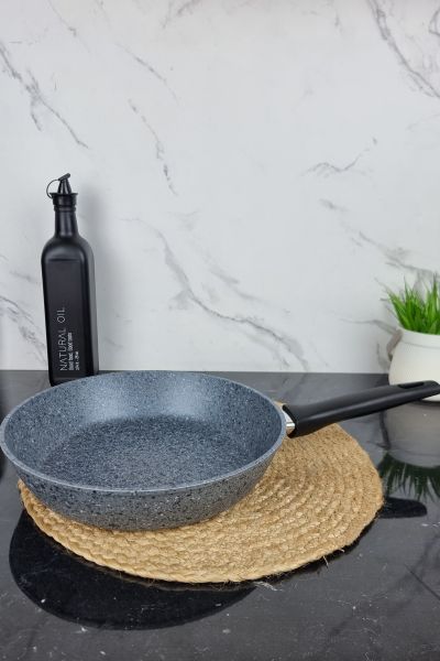 Сковорода с антипригарным покрытием 28см диаметр подходит к индукции Granite MR-1210-28 ᐉ MR-1210-28 - - класная цена в ProPosud