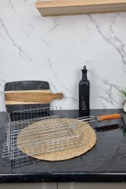 Решетка для гриля глубокая с деревянной ручкой 40*30*7,0см 0706 ᐉ 0706 - - класная цена в ProPosud