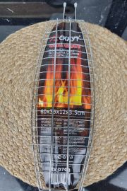 Решетка для рыбы с деревянной ручкой 36*12*2,0см 0708 ᐉ 0708 - - класная цена в ProPosud