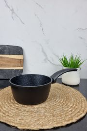 Ковш с антипригарным покрытием диаметр 16см Black marble 4125 ᐉ 4125 - - класная цена в ProPosud