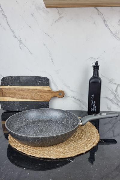 Сковорідка 30см антипр.покриття (граніт) 4291GR ᐉ 4291GR - - класна ціна в ProPosud